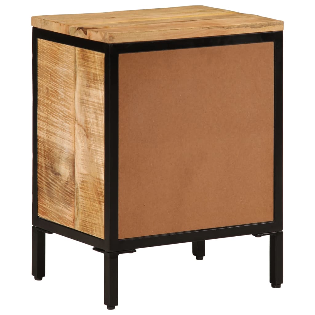 Nattbord 40x30x52,5 cm grovt heltre mangotre