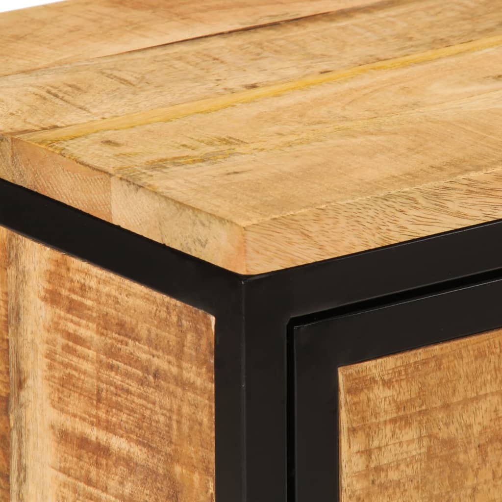Nattbord 40x30x52,5 cm grovt heltre mangotre