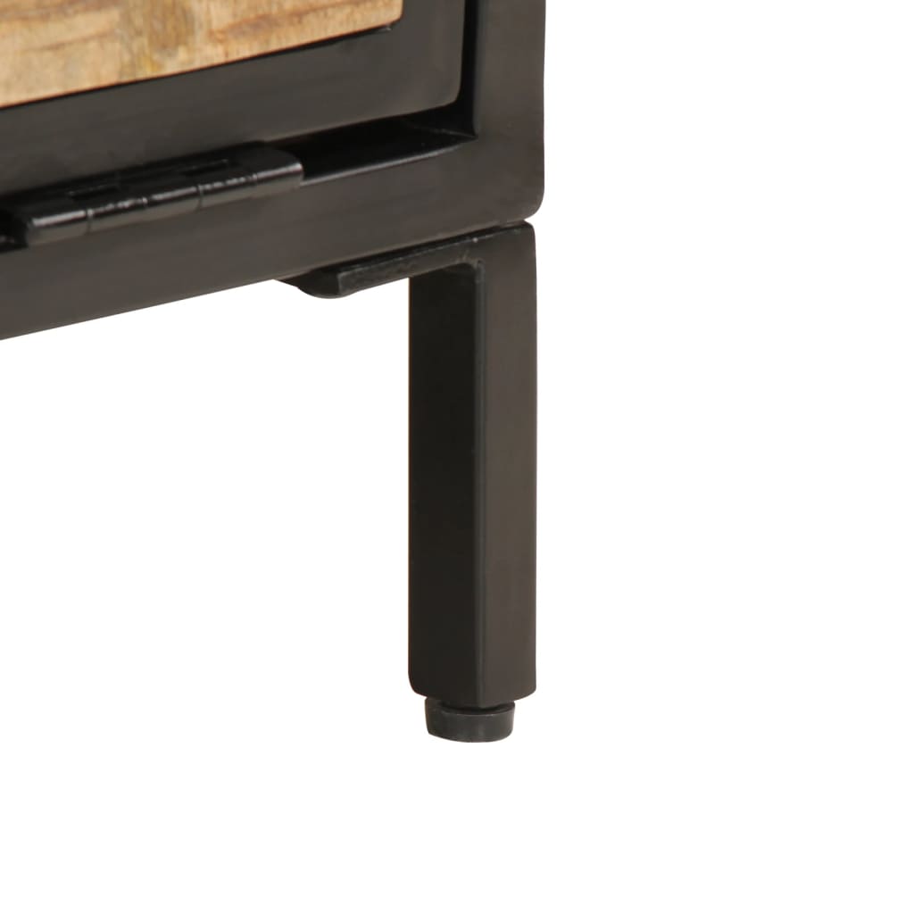 Skoskap 60x35x53 cm grovt heltre mangotre