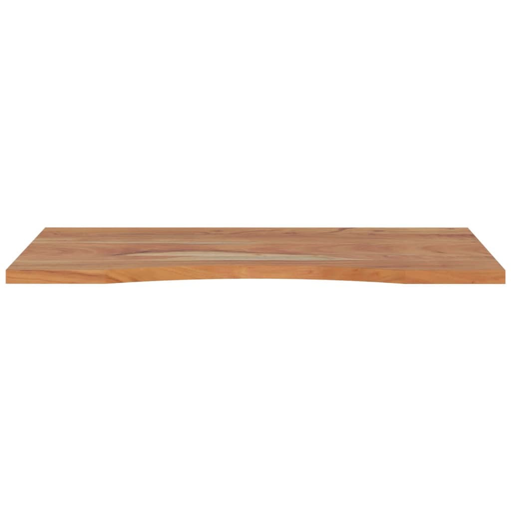 Skrivebordsplate 100x50x2,5 cm rektangulær heltre akasie