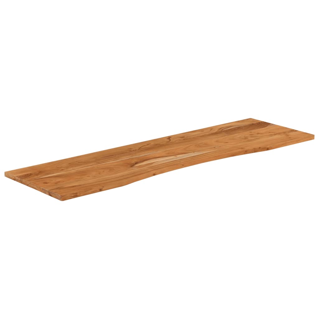 Skrivebordsplate 140x50x2,5 cm rektangulær heltre akasie