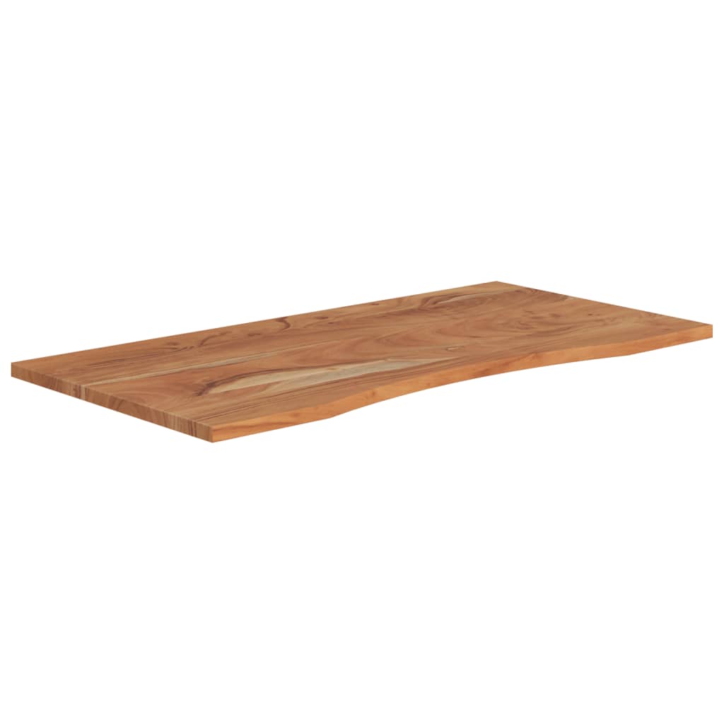 Skrivebordsplate 110x60x2,5 cm rektangulær heltre akasie