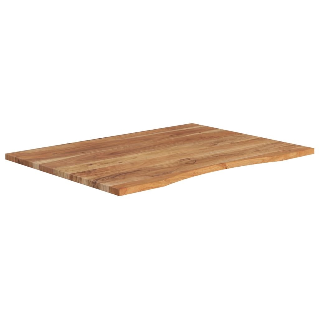Skrivebordsplate 110x80x2,5 cm rektangulær heltre akasie