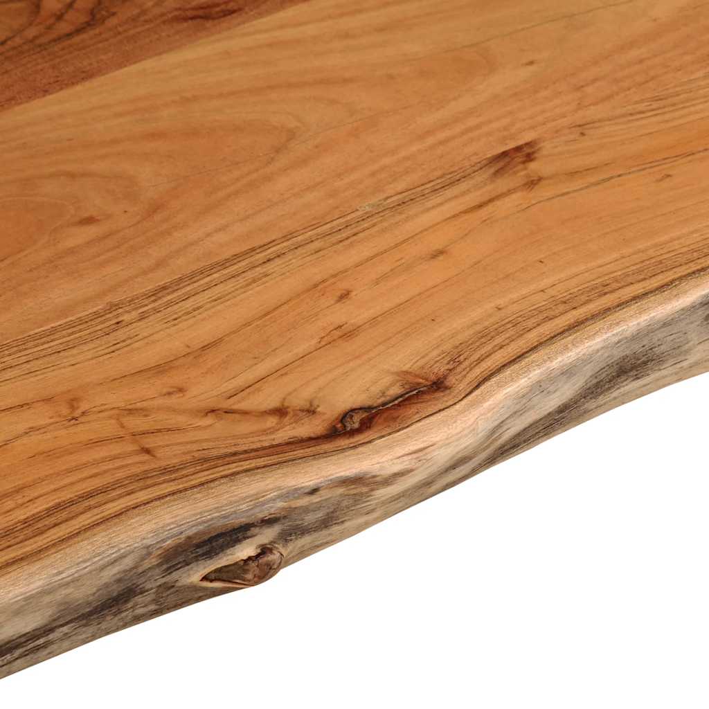Benkeplate for bad 90x60x2,5 cm rektangulær heltre akasie