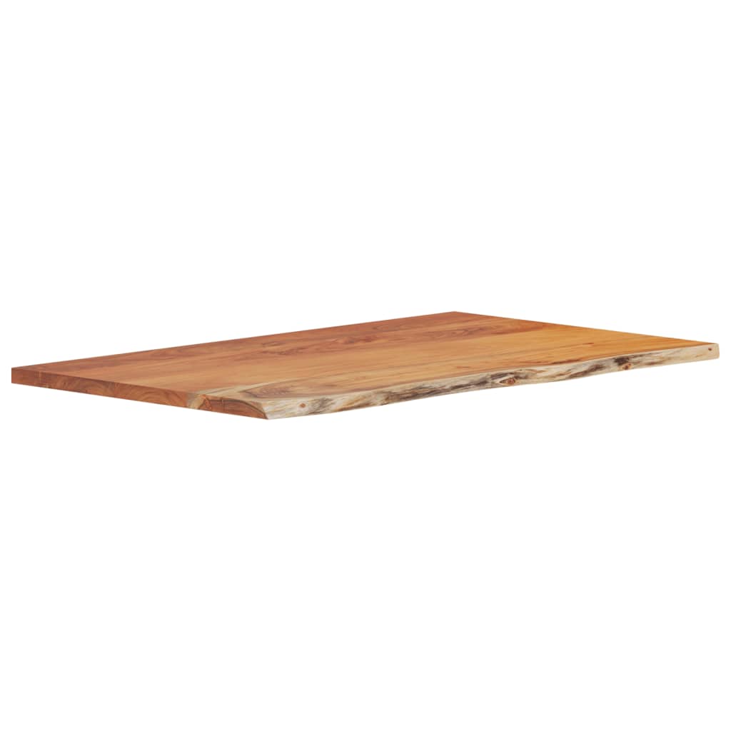 Benkeplate for bad 110x60x2,5 cm rektangulær heltre akasie