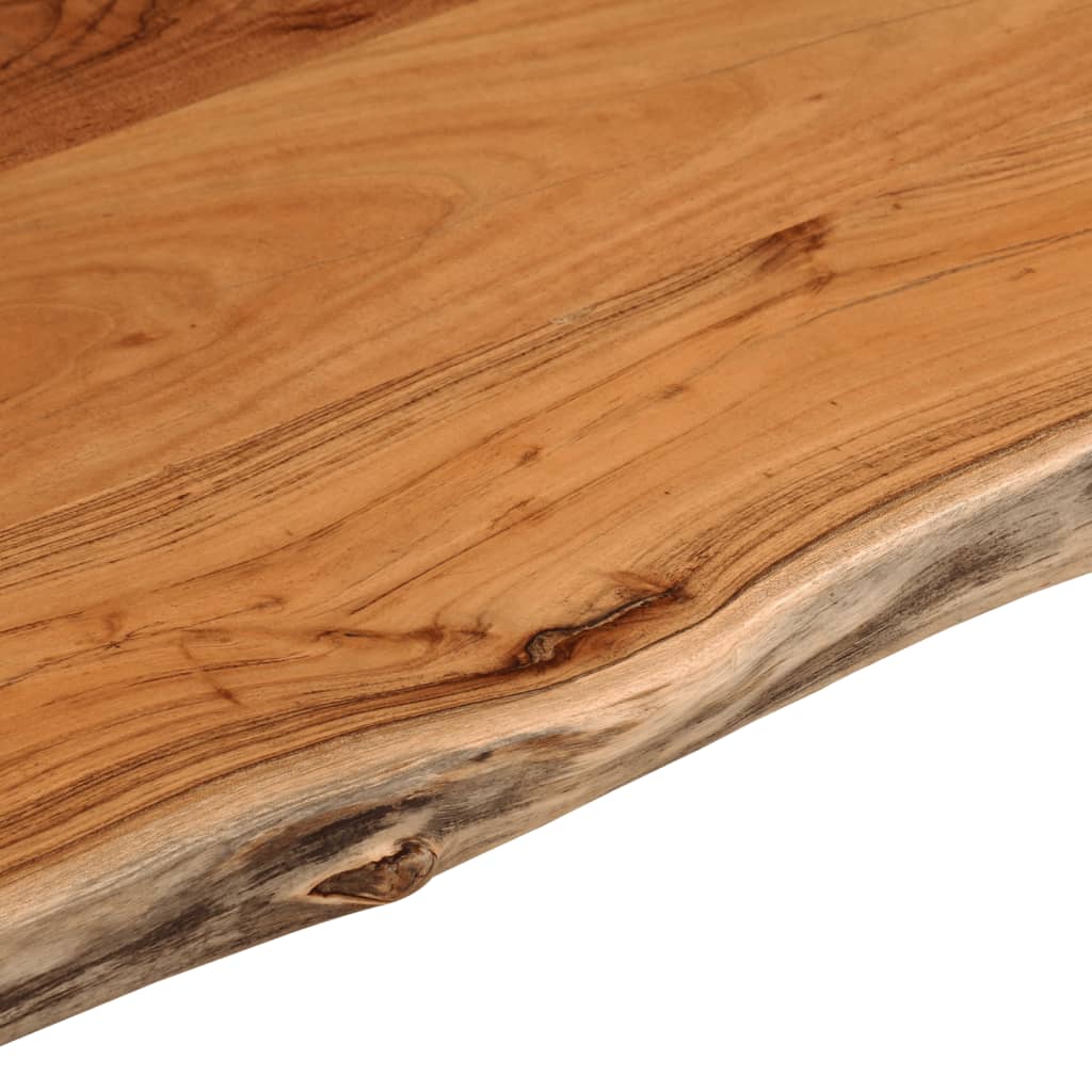 Benkeplate for bad 110x60x2,5 cm rektangulær heltre akasie