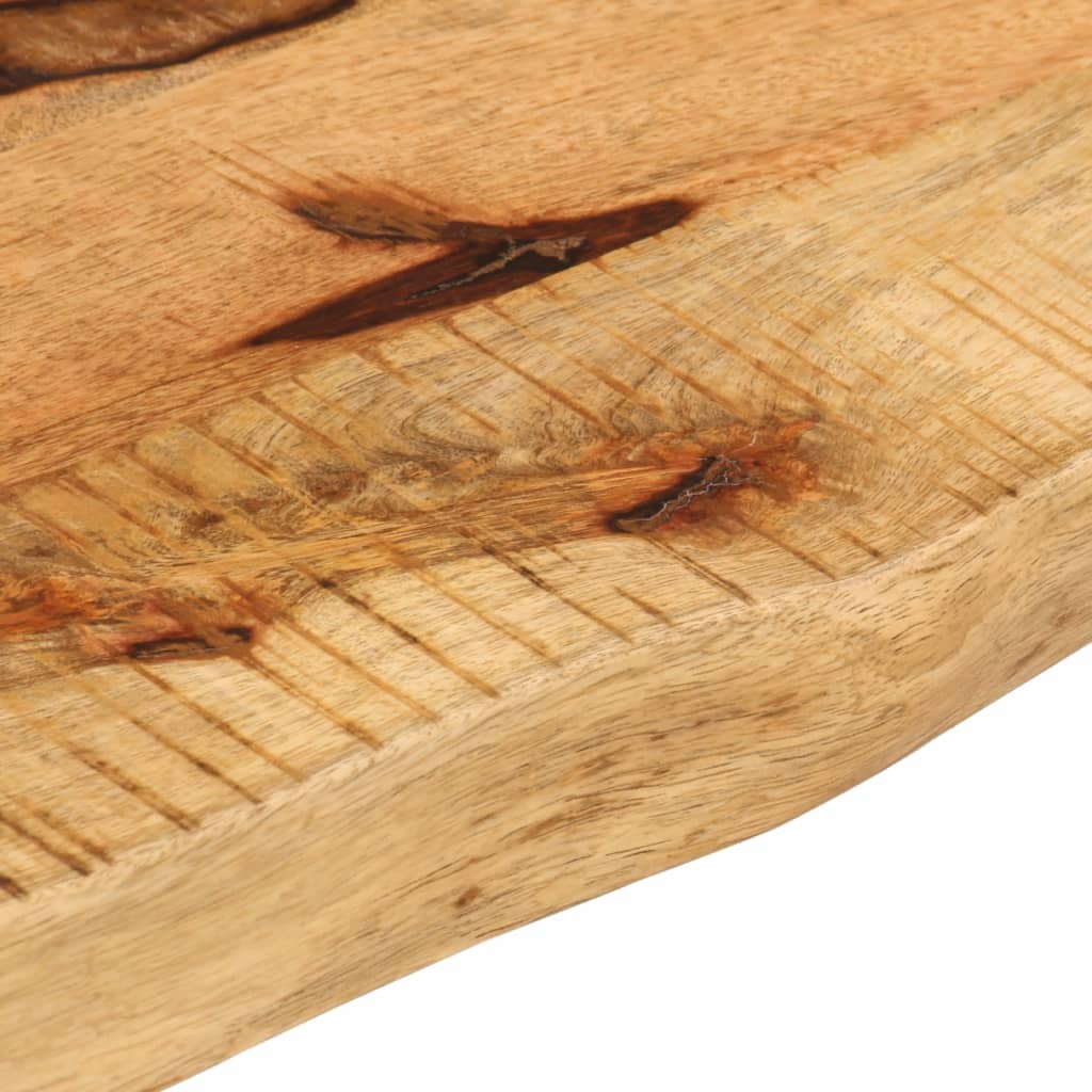 Bordplate 40x30x2,5 cm naturlig kant grovt heltre mangotre
