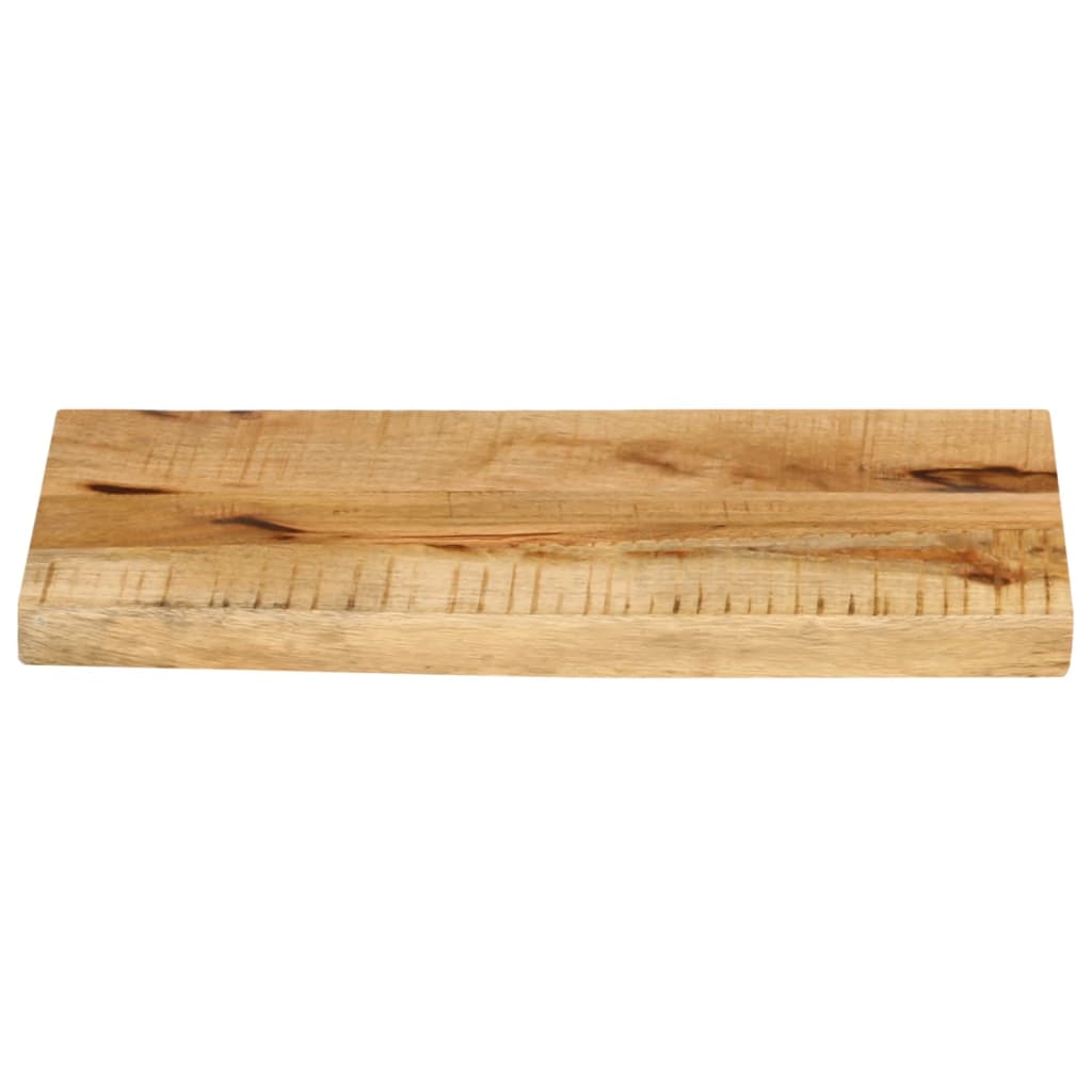 Bordplate 50x20x3,8 cm naturlig kant grovt heltre mangotre