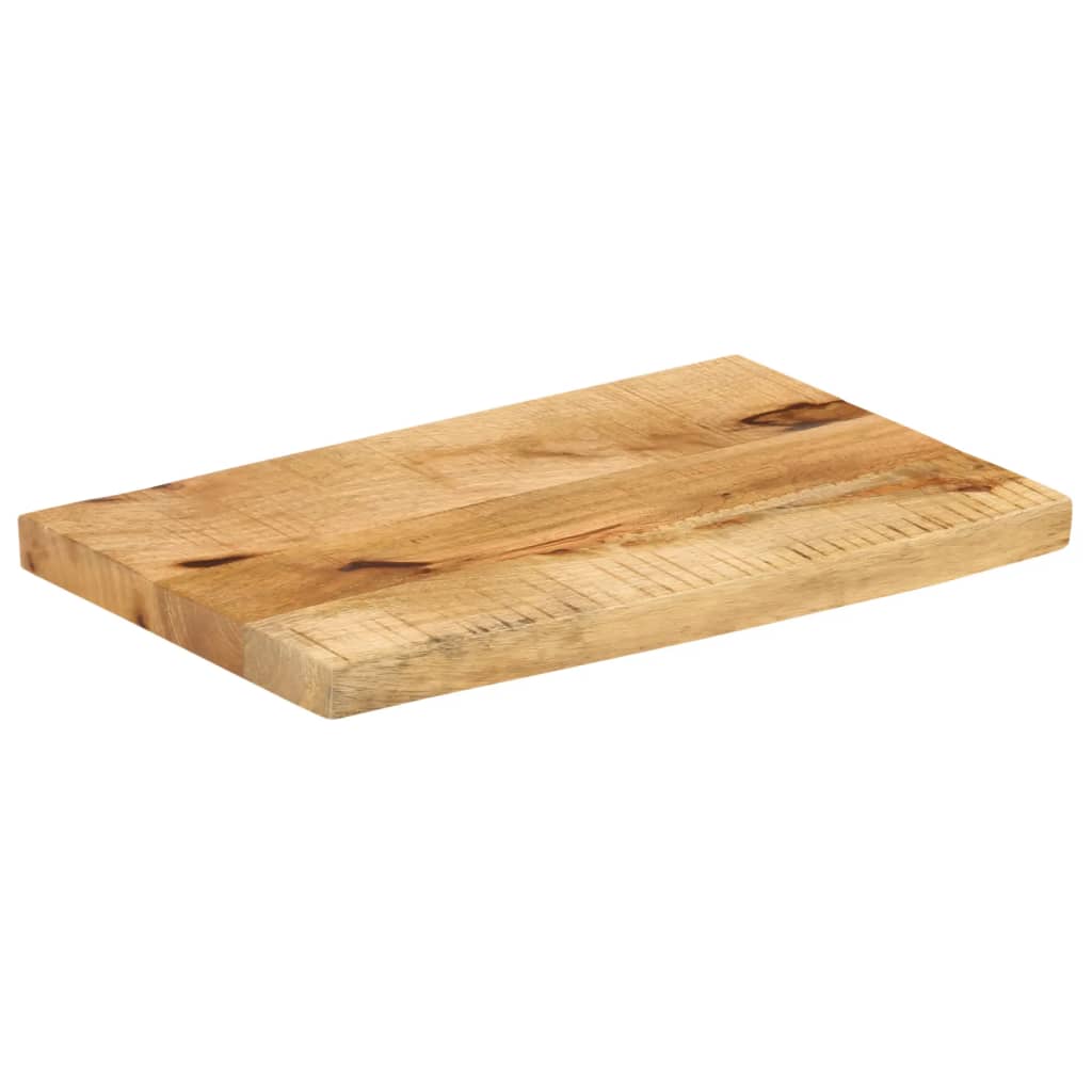 Bordplate 50x20x3,8 cm naturlig kant grovt heltre mangotre