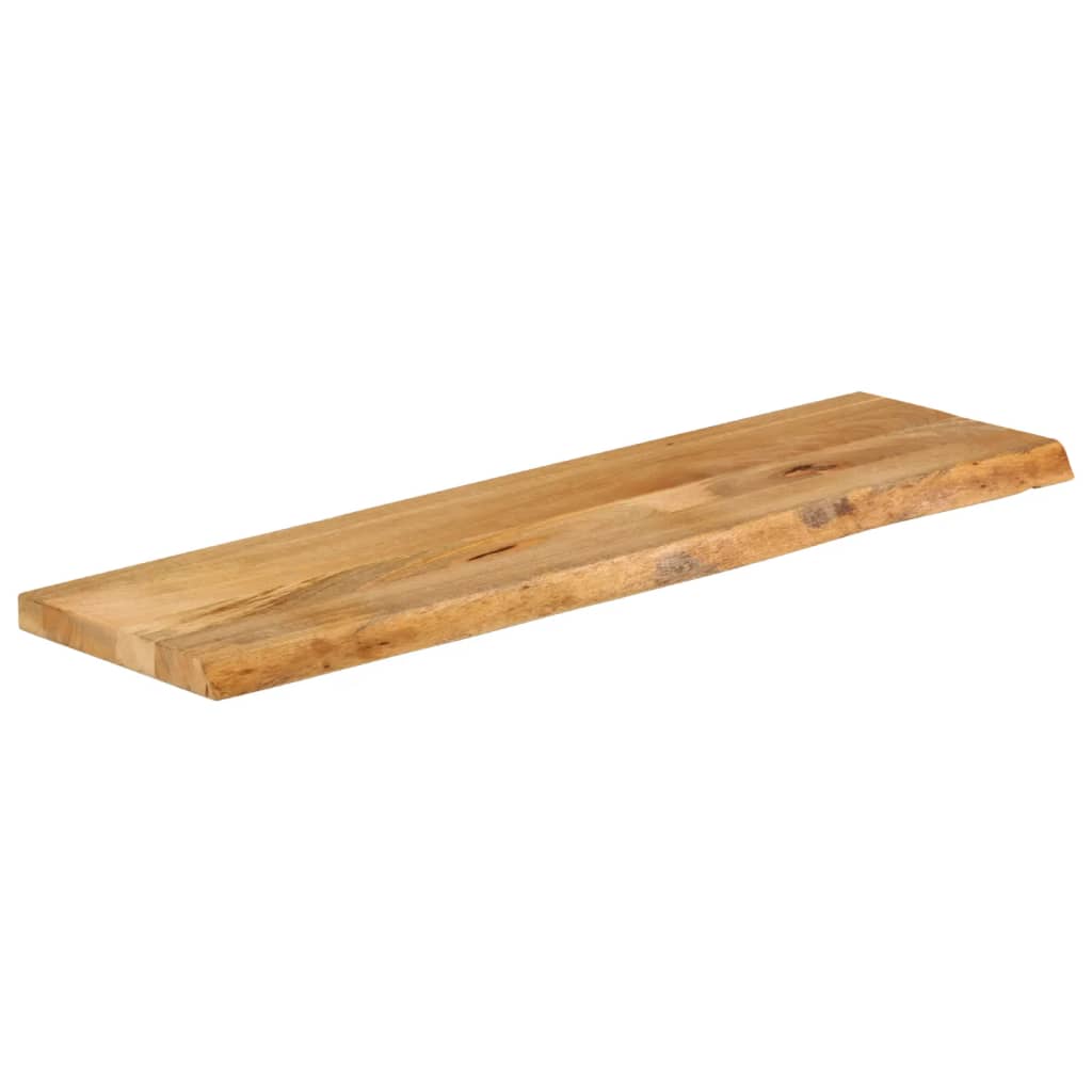 Bordplate naturlig kant 110x40x3,8 cm heltre mango