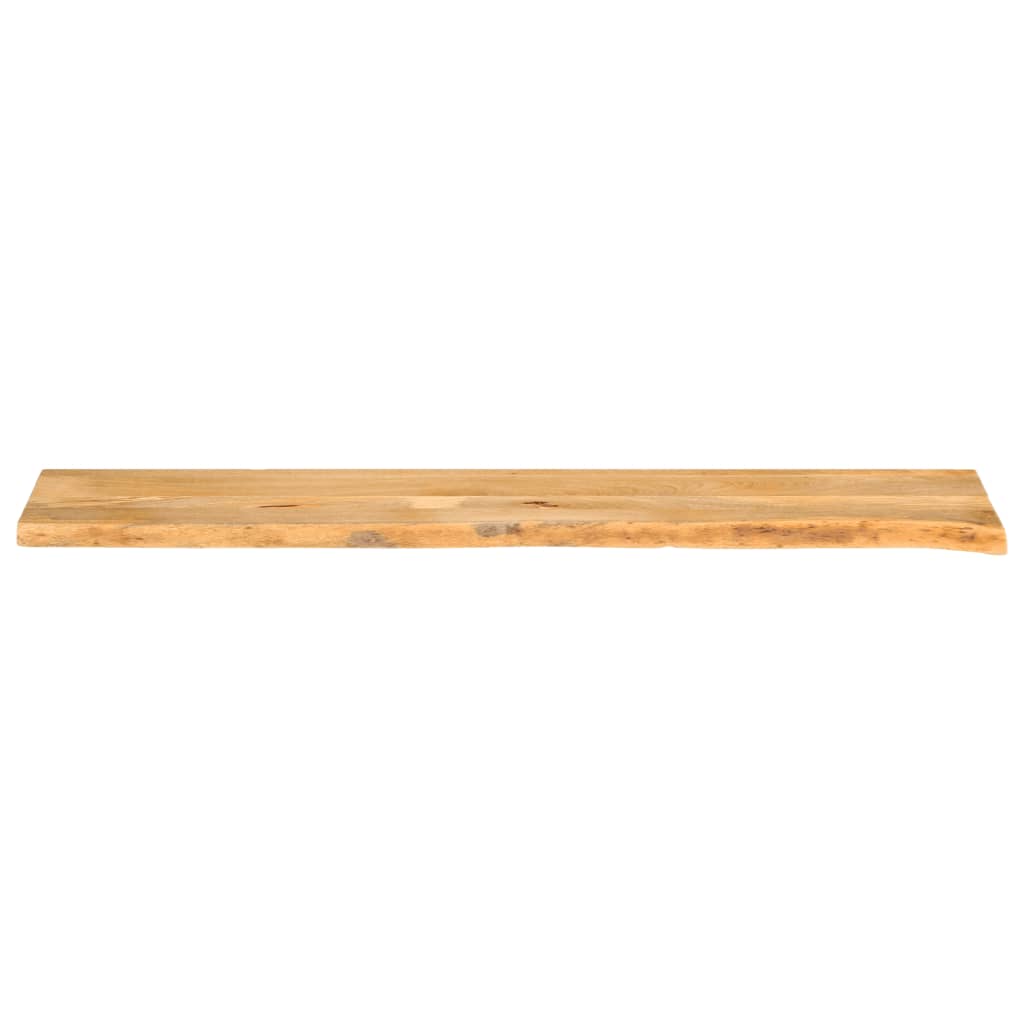 Bordplate 140x40x3,8 cm naturlig kant heltre mango