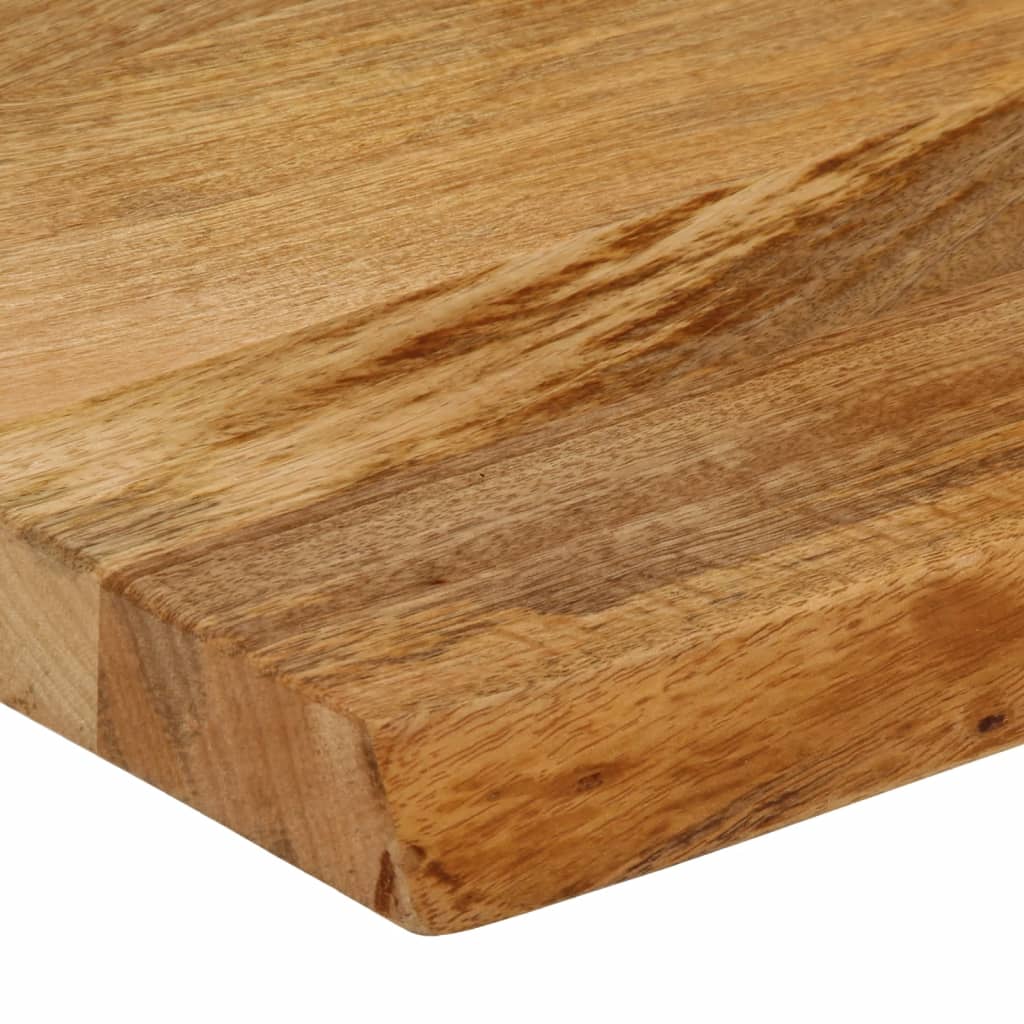 Bordplate 140x40x3,8 cm naturlig kant heltre mango