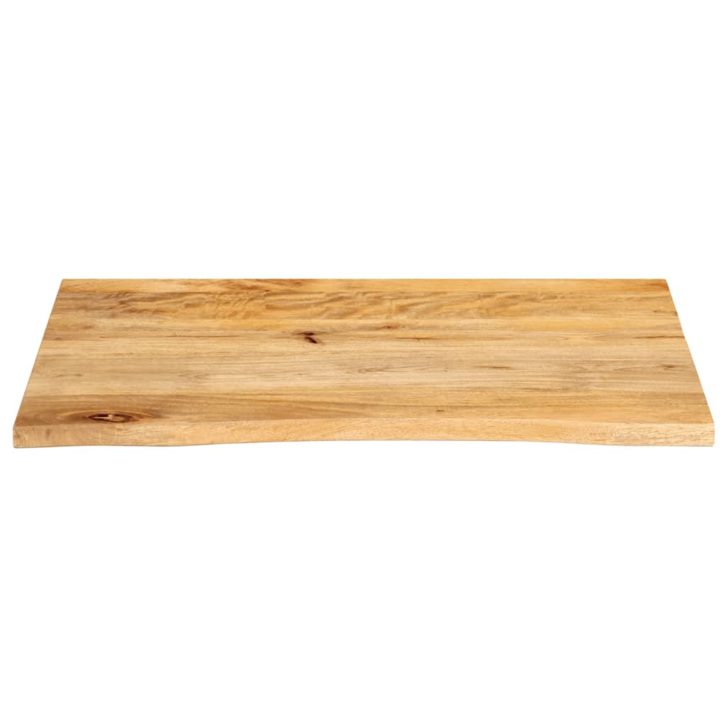 Bordplate naturlig kant 90x60x3,8 cm heltre mango