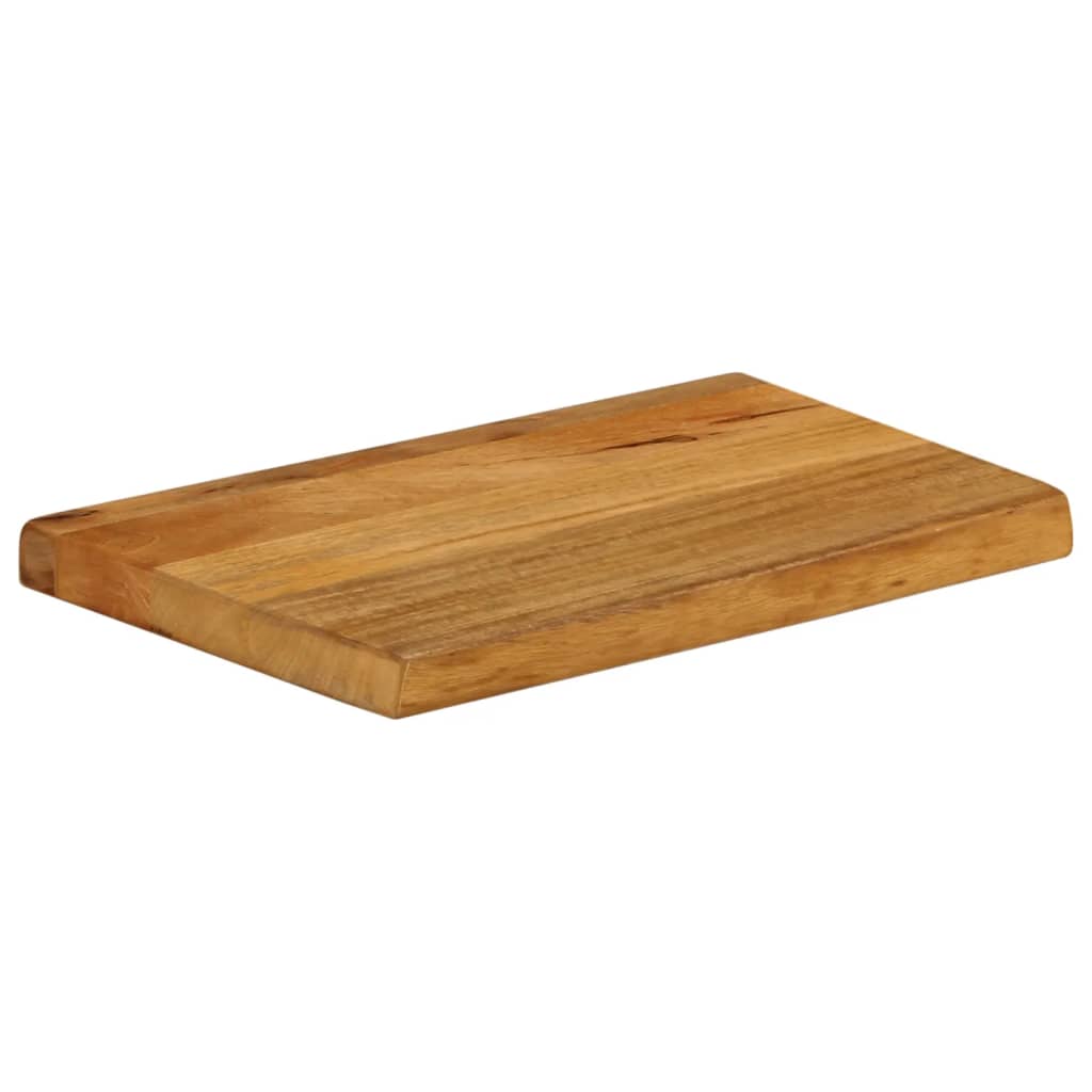 Bordplate med naturlig kant 50x30x2,5 cm heltre mango