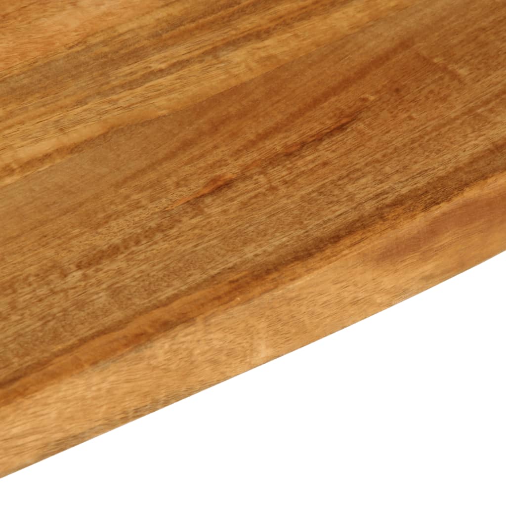 Bordplate 80x60x2,5 cm naturlig kant heltre mango