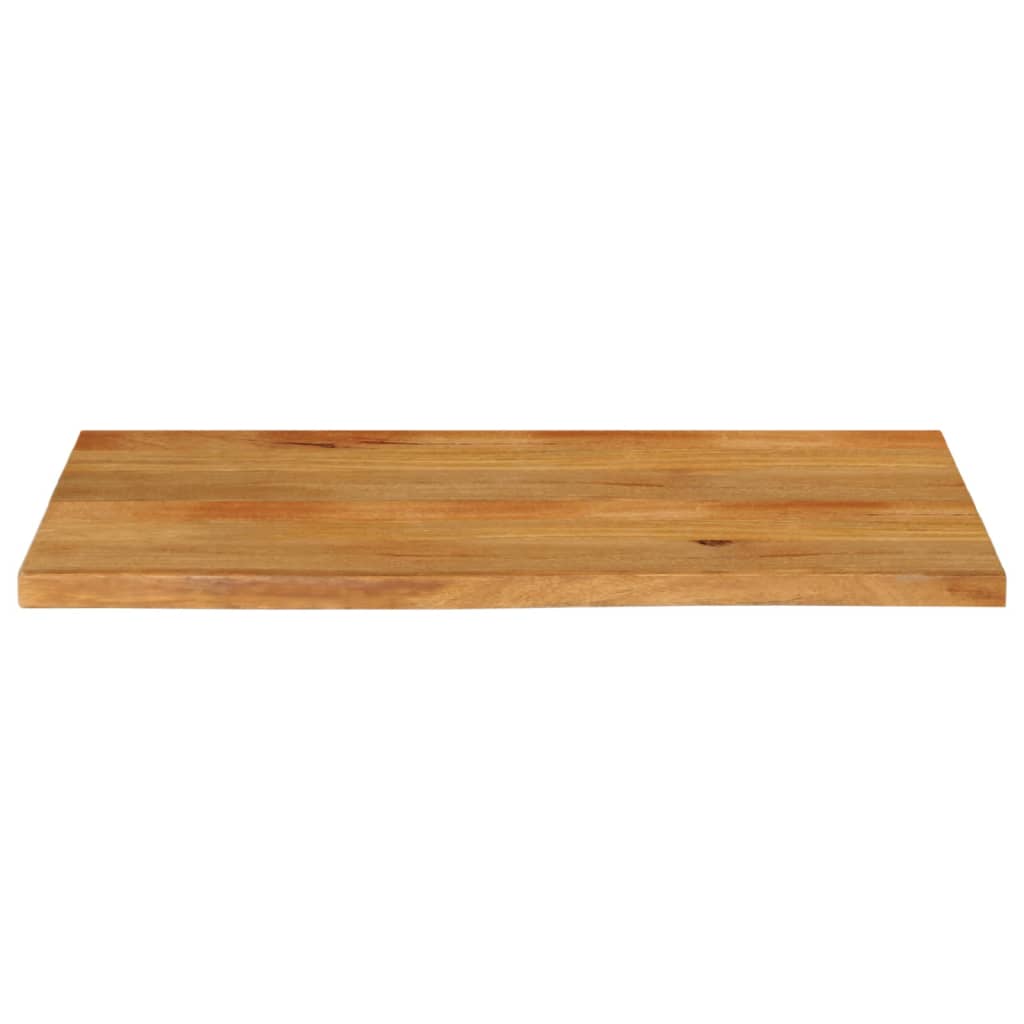 Bordplate 100x60x2,5 cm naturlig kant heltre mango