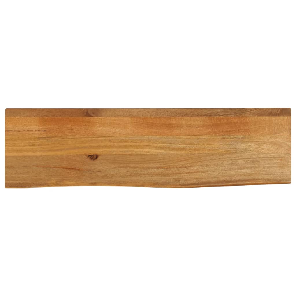 Bordplate 100x20x3,8 cm naturlig kant heltre mango