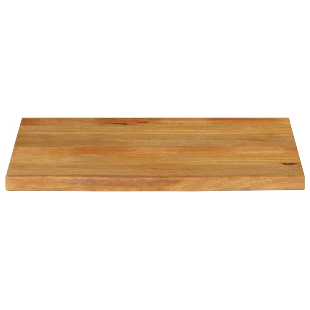 Bordplate naturlig kant 80x60x3,8 cm heltre mango