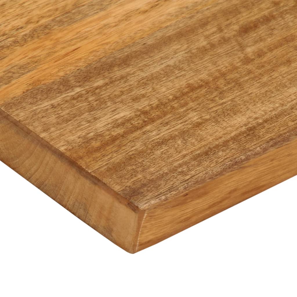 Bordplate naturlig kant 80x60x3,8 cm heltre mango