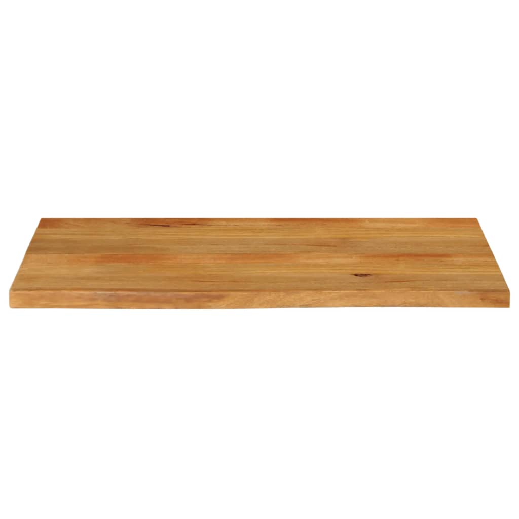Bordplate 100x60x3,8 cm naturlig kant heltre mango