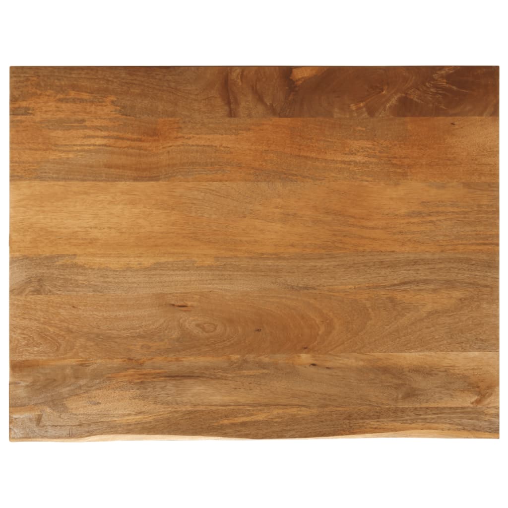 Bordplate naturlig kant 100x80x3,8 cm heltre mango