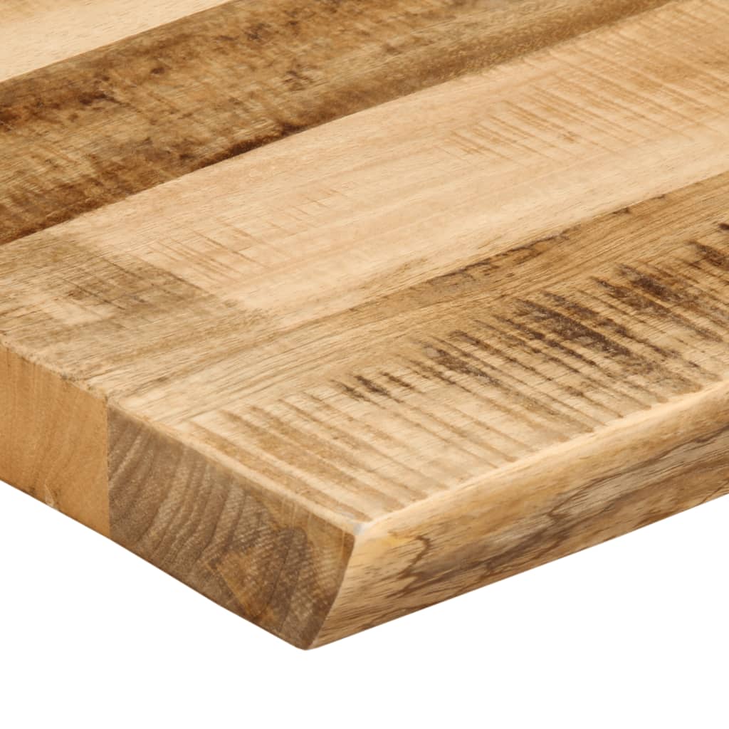 Bordplate naturlig kant 80x40x3,8 cm grovt heltre mangotre