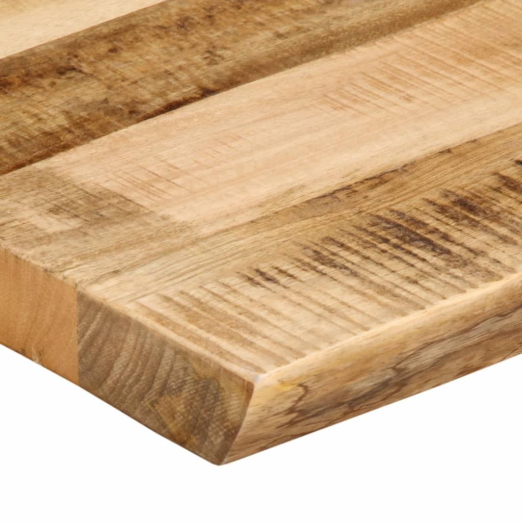 Bordplate naturlig kant 100x40x3,8 cm grovt heltre mangotre