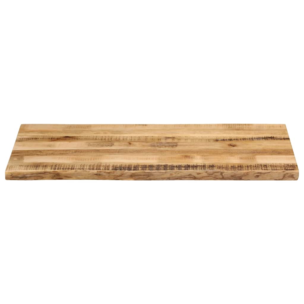 Bordplate naturlig kant 100x60x3,8 cm grovt heltre mangotre