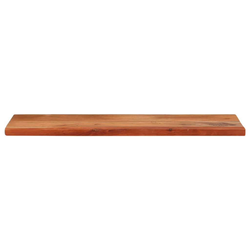 Bordplate 80x40x2,5 cm rektangulær heltre akasie
