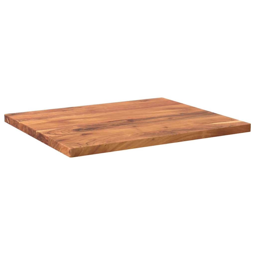 Bordplate 60x50x2,5 cm rektangulær heltre akasie