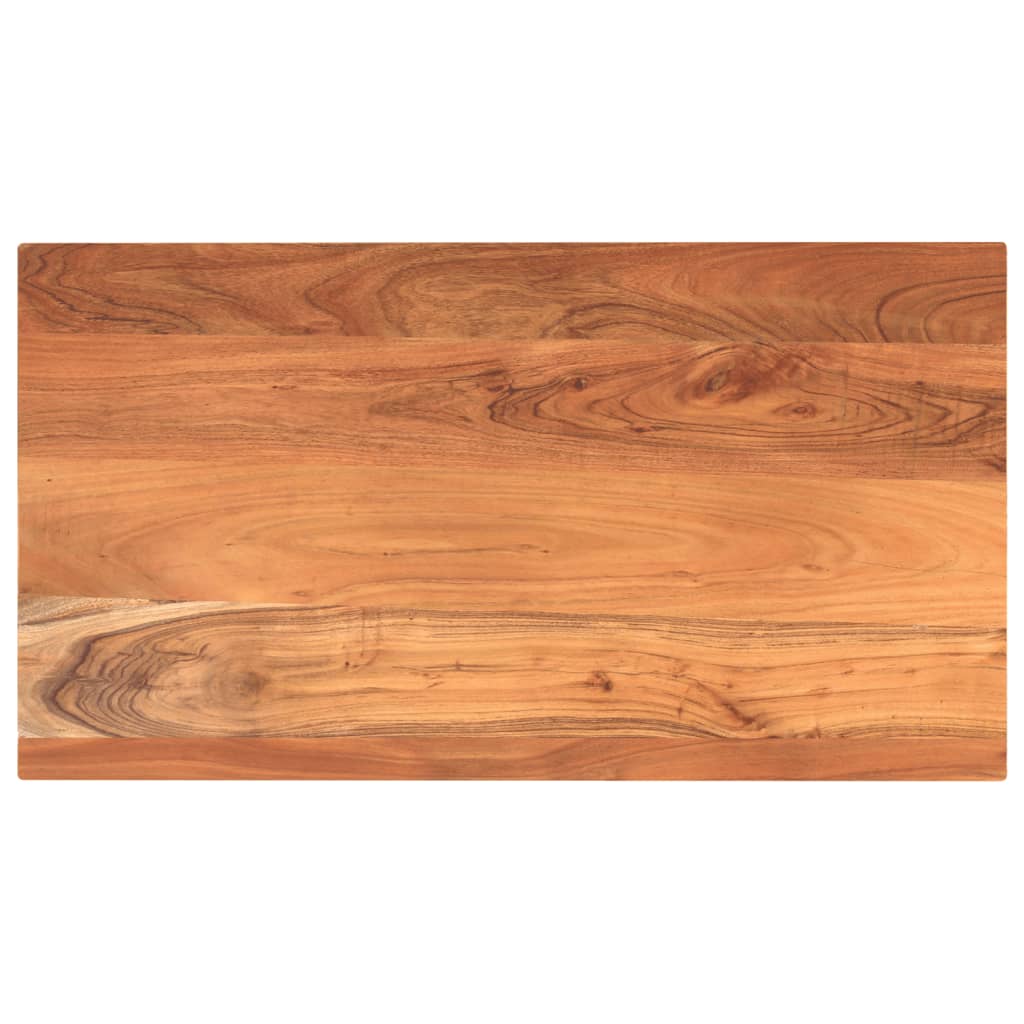 Bordplate 110x50x2,5 cm rektangulær heltre akasie