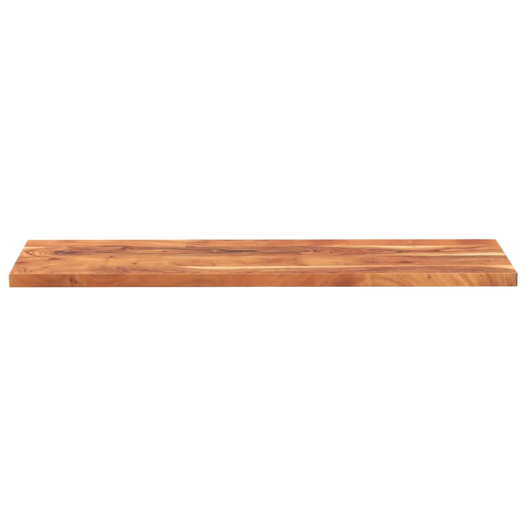 Bordplate 140x50x2,5 cm rektangulær heltre akasie