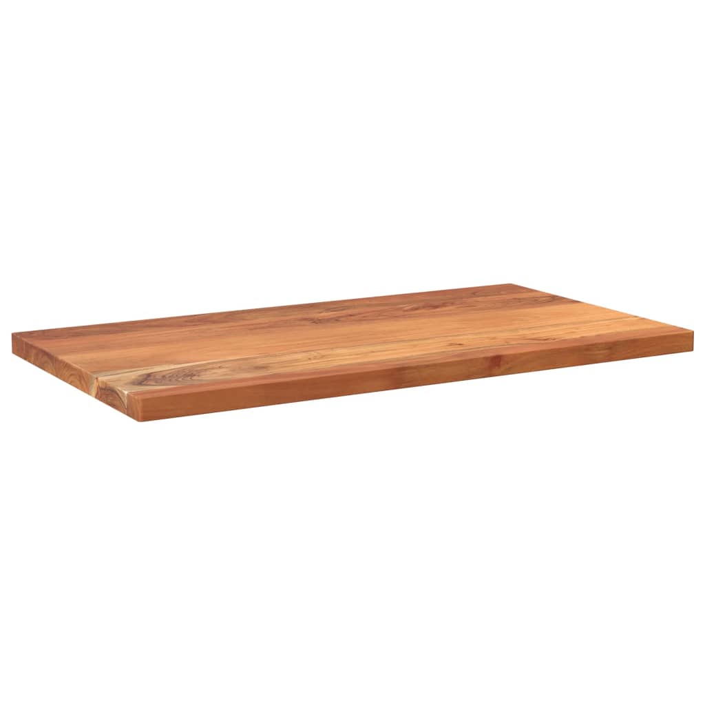 Bordplate 120x60x2,5 cm rektangulær heltre akasie