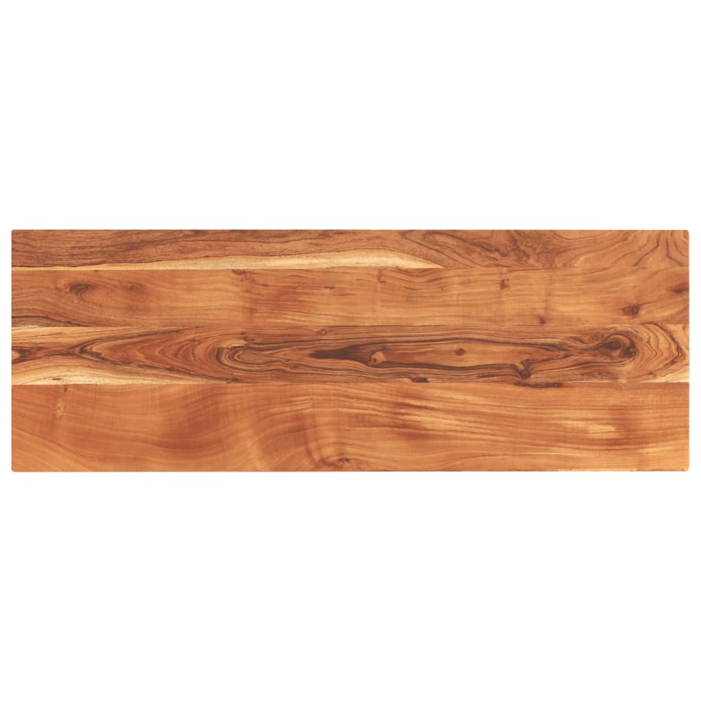 Bordplate 140x60x2,5 cm rektangulær heltre akasie