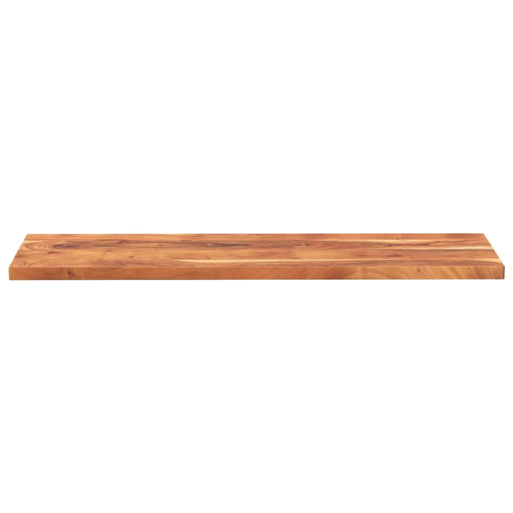 Bordplate 140x60x2,5 cm rektangulær heltre akasie