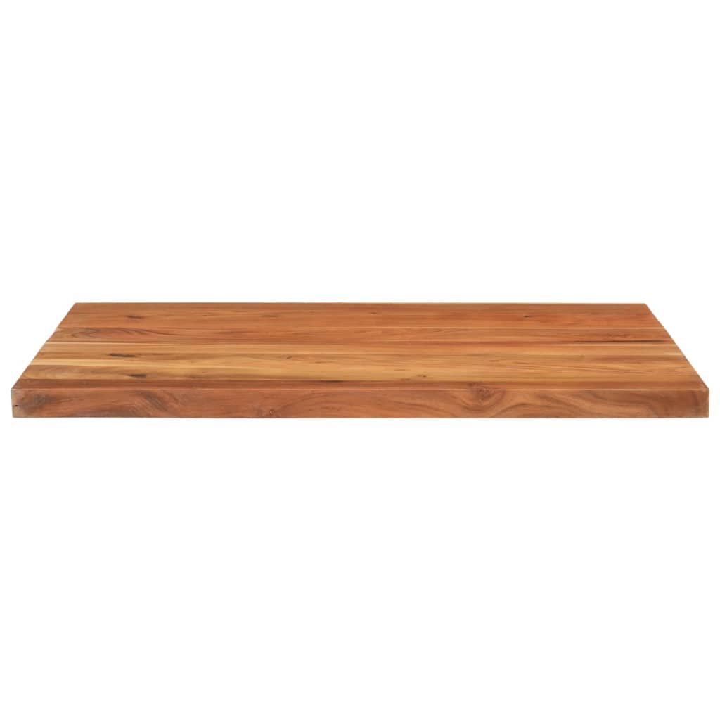 Bordplate 110x80x2,5 cm rektangulær heltre akasie