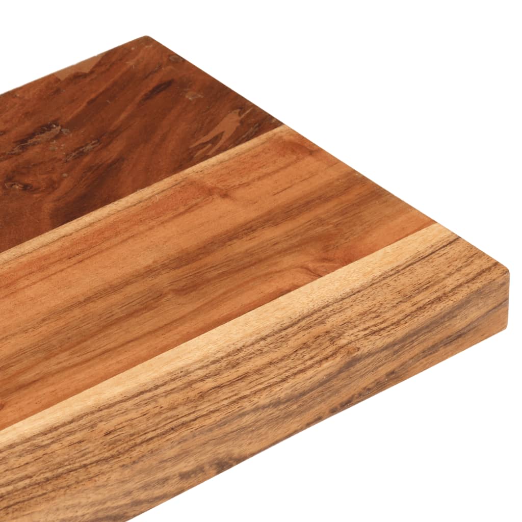 Bordplate 50x20x3,8 cm rektangulær heltre akasie
