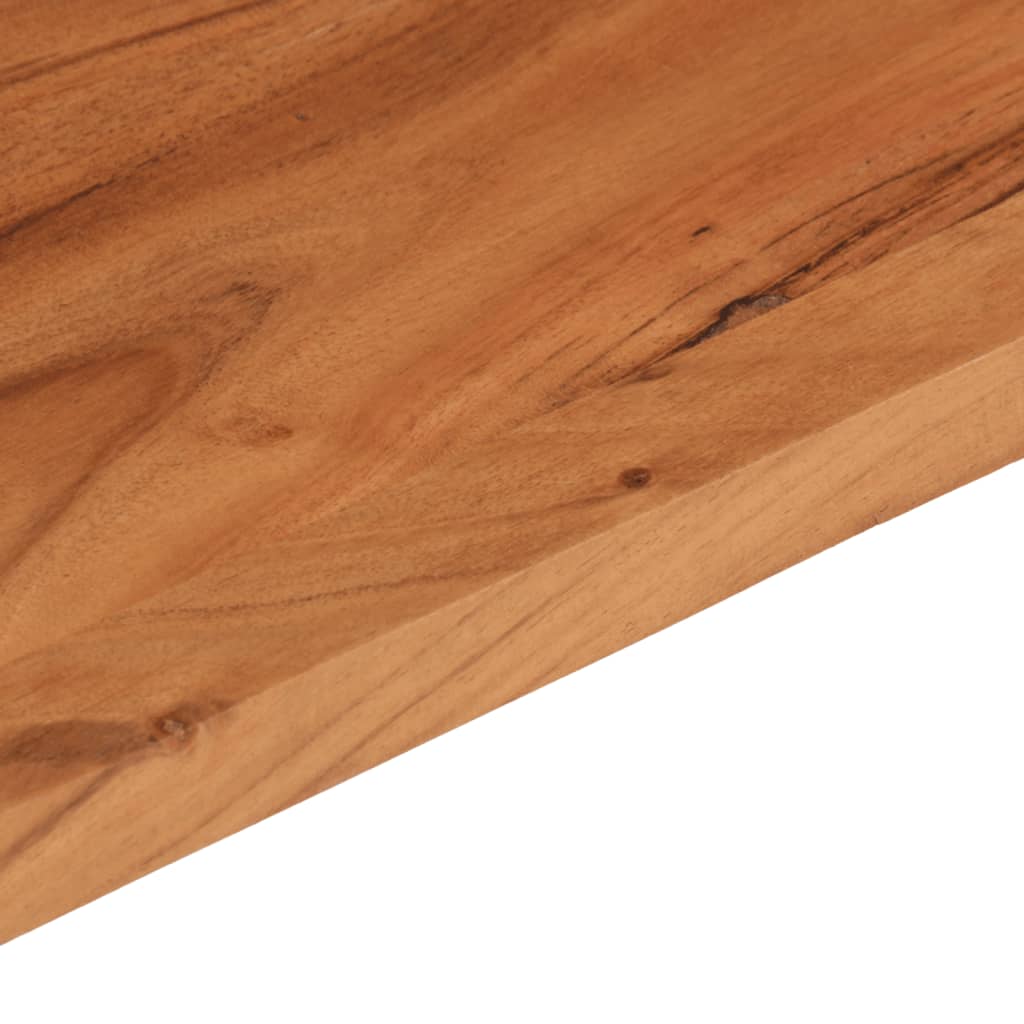 Bordplate 80x20x3,8 cm rektangulær heltre akasie