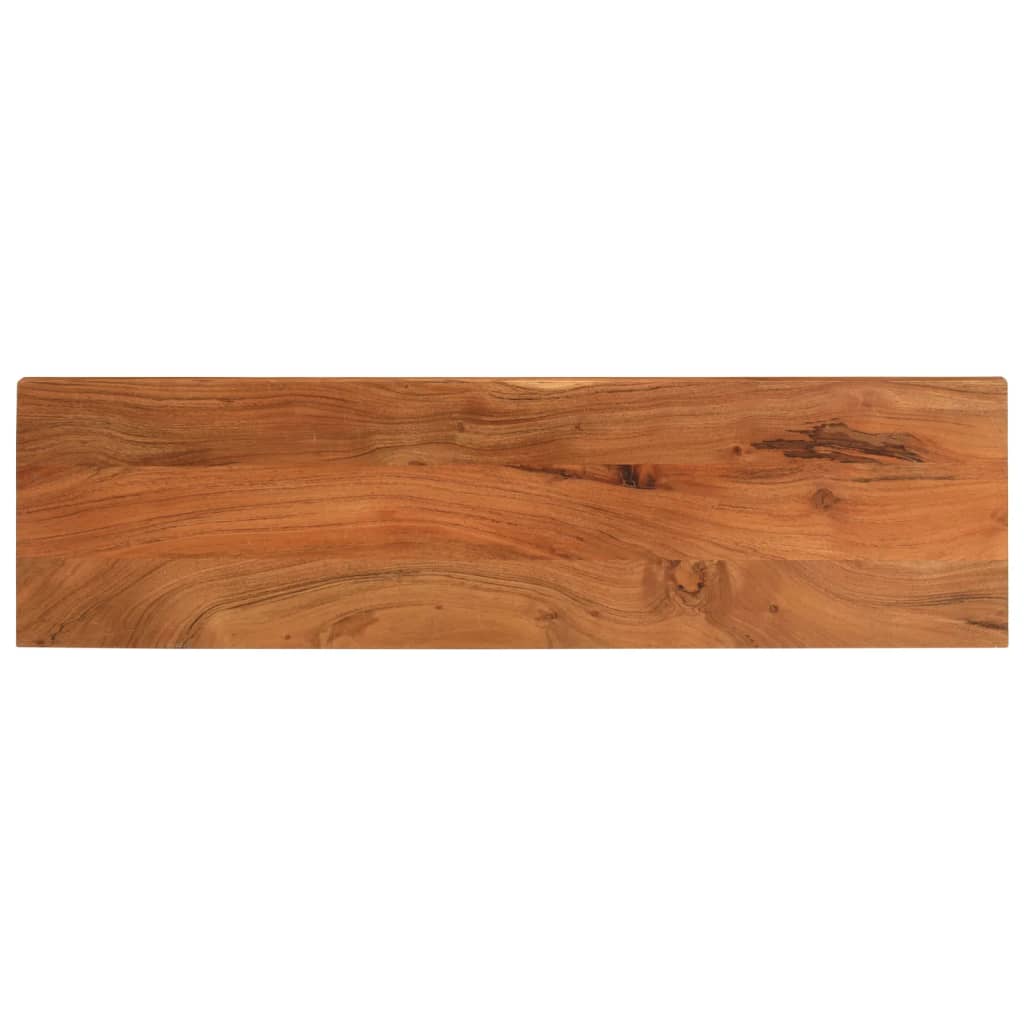 Bordplate 120x20x3,8 cm rektangulær heltre akasie