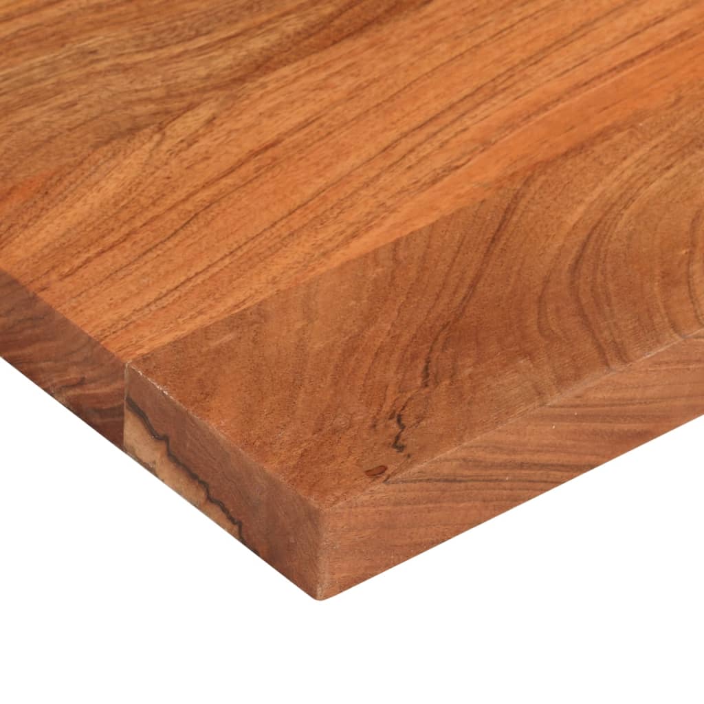 Bordplate 120x20x3,8 cm rektangulær heltre akasie
