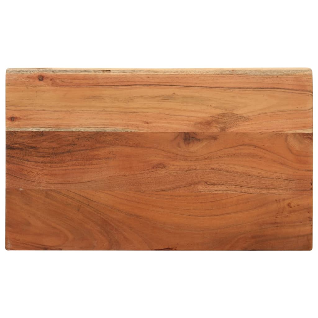Bordplate 50x40x3,8 cm rektangulær heltre akasie