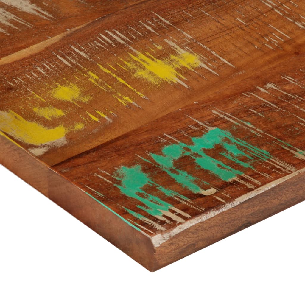 Bordplate 60x50x2,5 cm rektangulær gjenvunnet heltre
