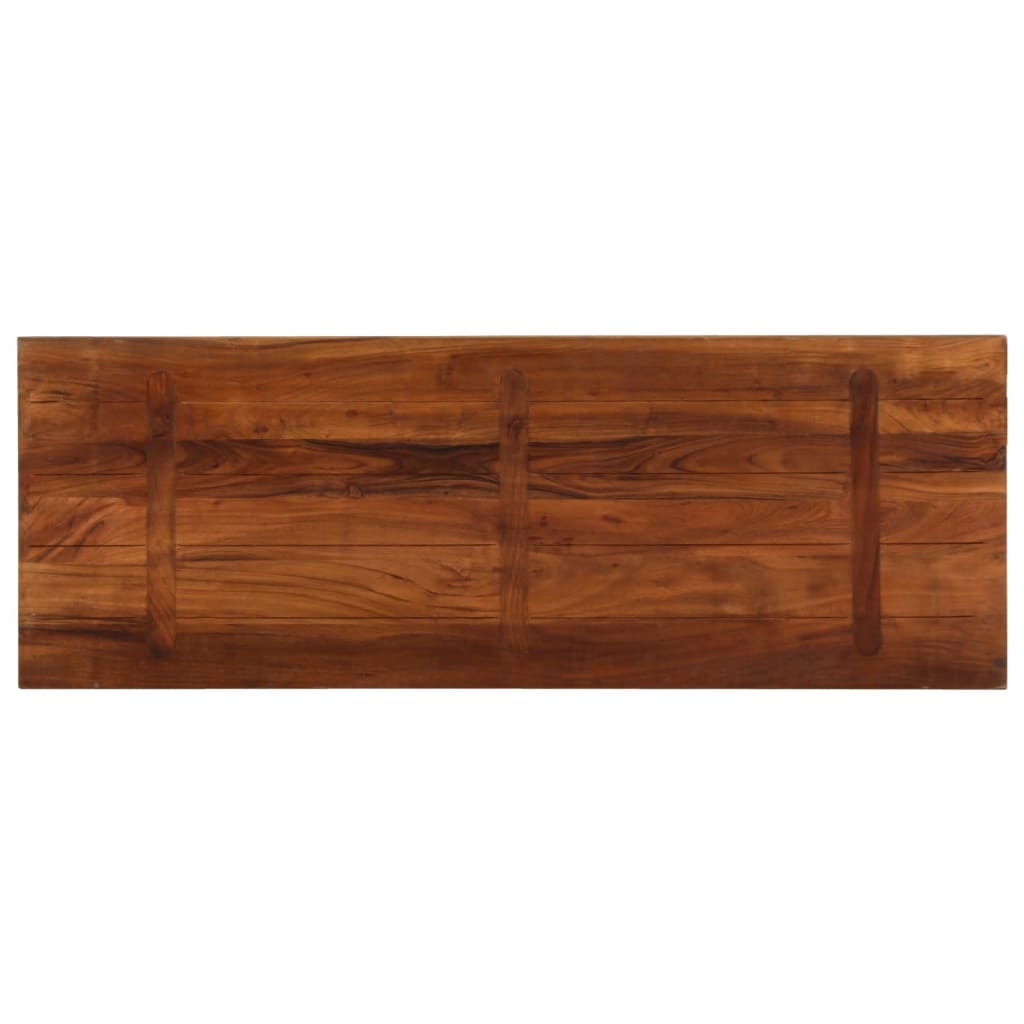 Bordplate 140x60x1,5 cm rektangulær gjenvunnet heltre vidaXL