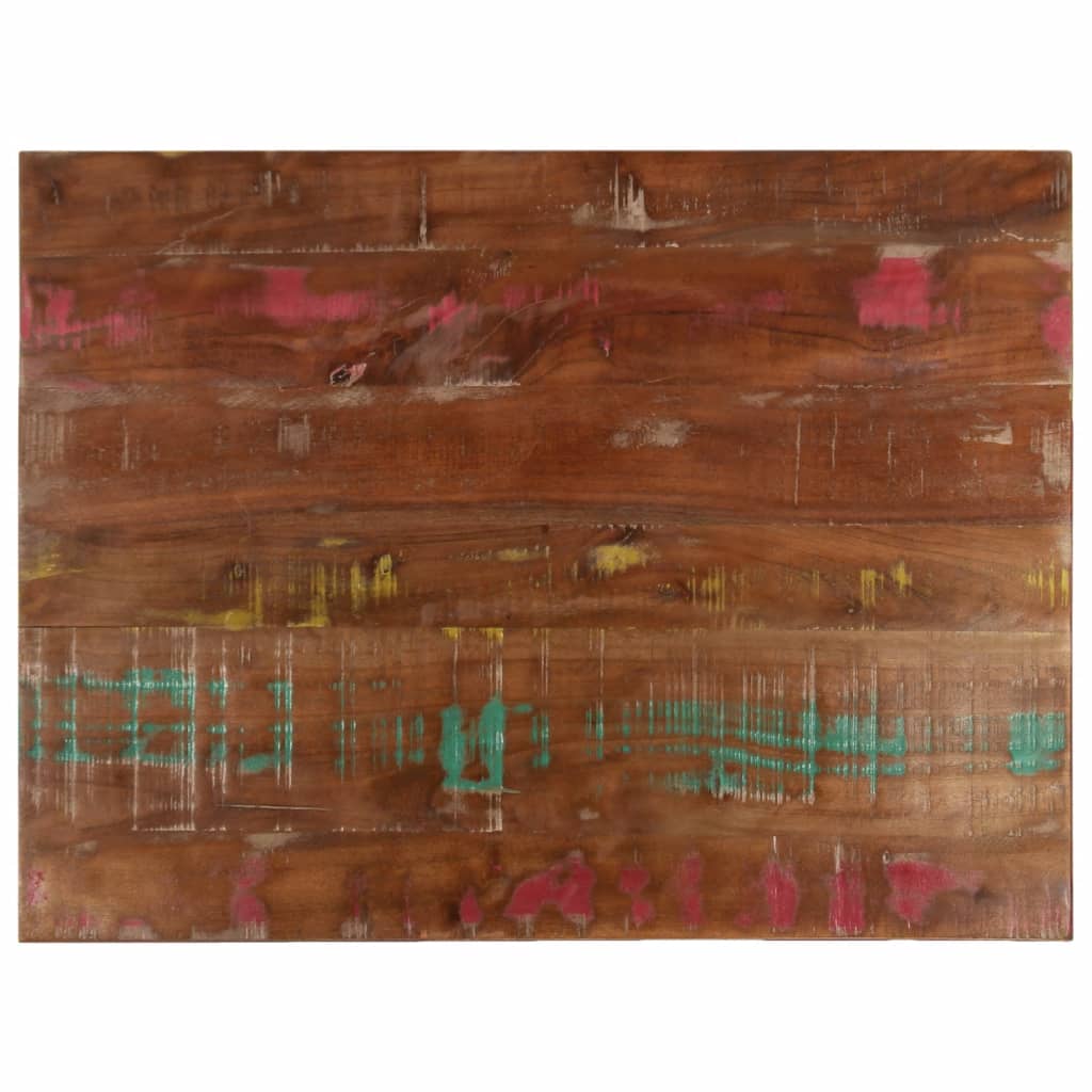 Bordplate 80x70x1,5 cm rektangulær gjenvunnet heltre vidaXL