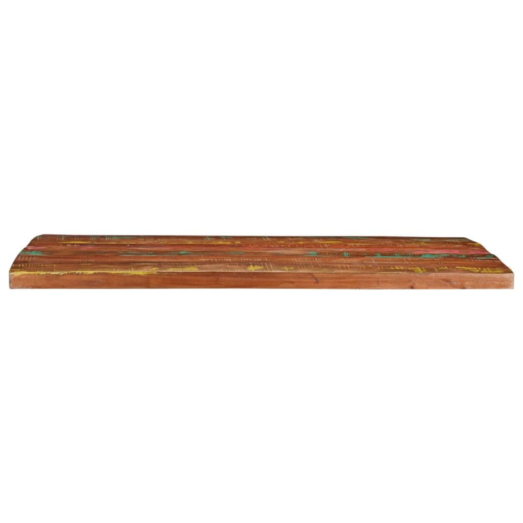 Bordplate 100x80x2,5 cm rektangulær gjenvunnet heltre