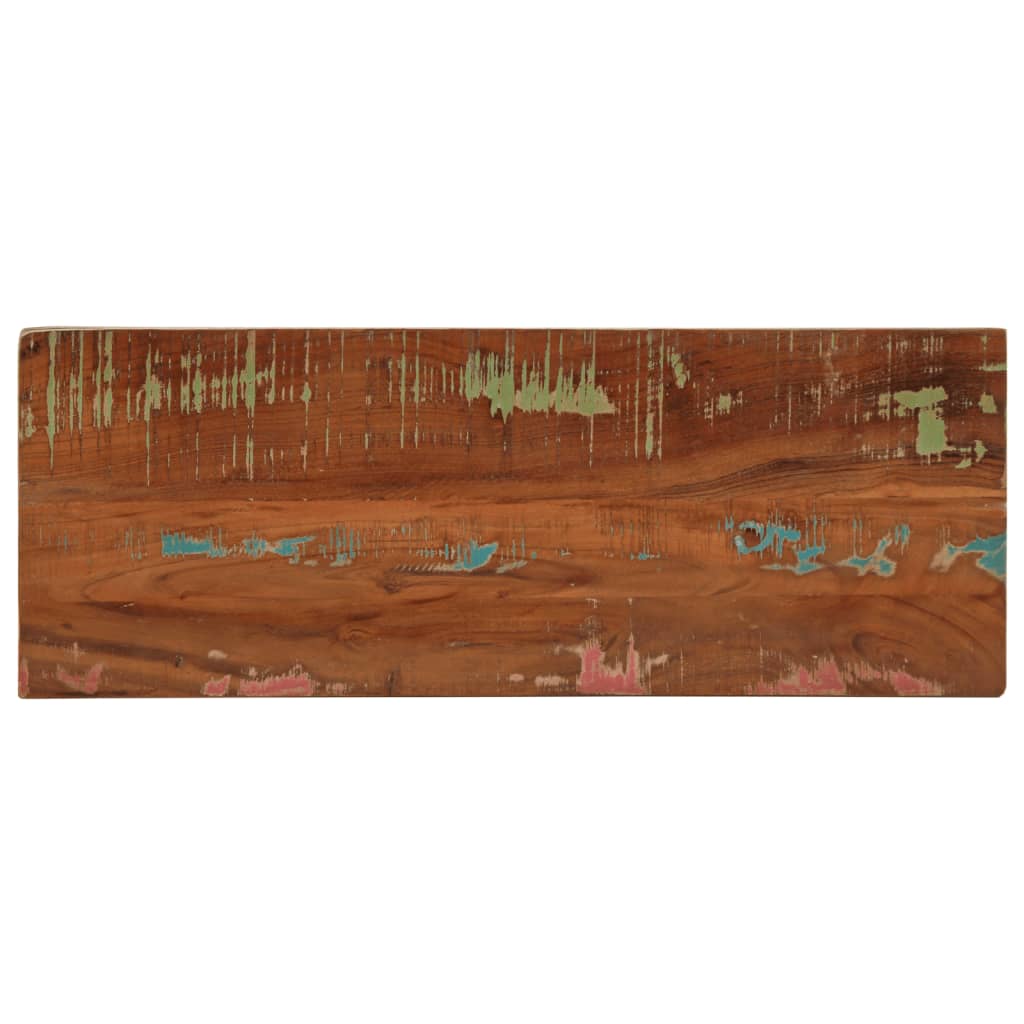 Bordplate 70x20x3,8 cm rektangulær gjenvunnet heltre vidaXL
