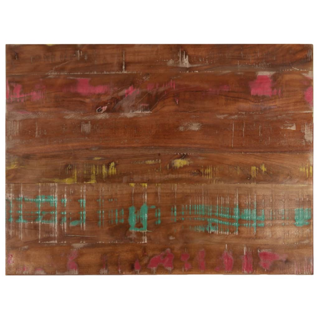 Bordplate 90x50x3,8 cm rektangulær gjenvunnet heltre