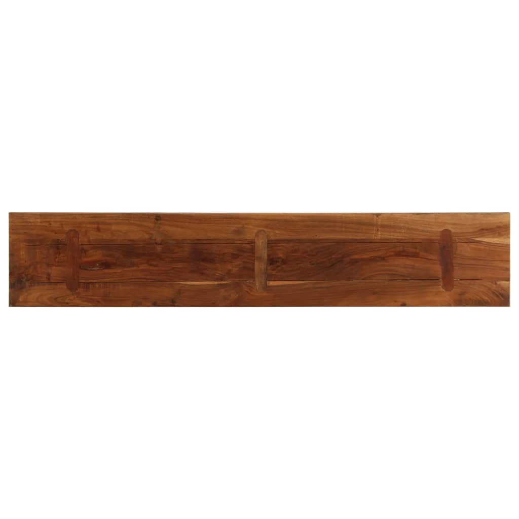 Bordplate 180x30x2,5 cm rektangulær gjenvunnet heltre
