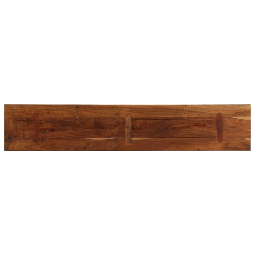 Bordplate 140x40x2,5 cm rektangulær gjenvunnet heltre