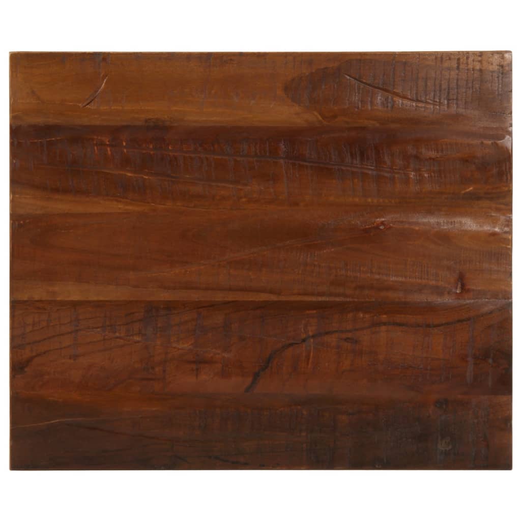 Bordplate 60x50x2,5 cm rektangulær gjenvunnet heltre